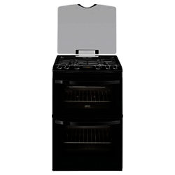 Zanussi ZCG63200BA Gas Cooker, Black